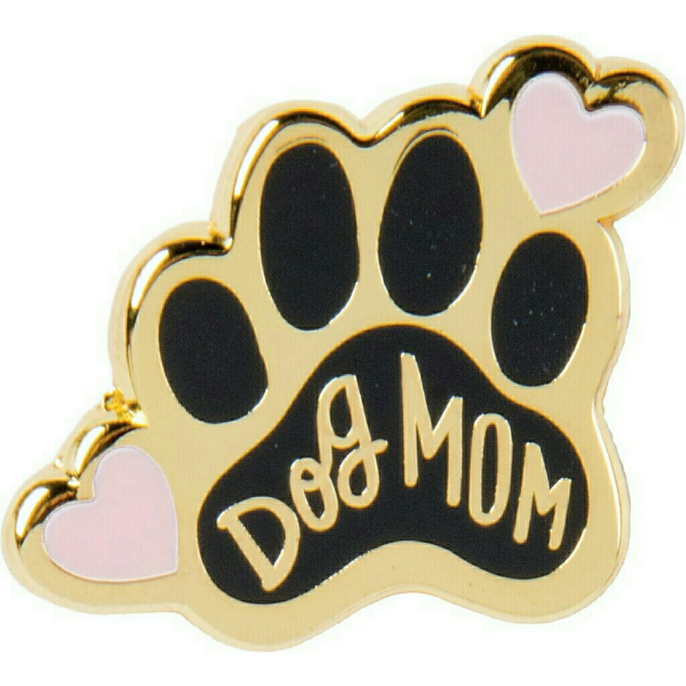 Dog Mom enamel pin
